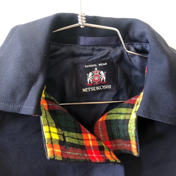 Vintage wool blend boys school coat - Picture 7 of 7